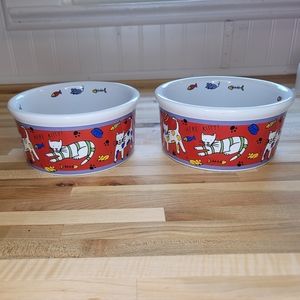 Ceramic Cat Food Bowls